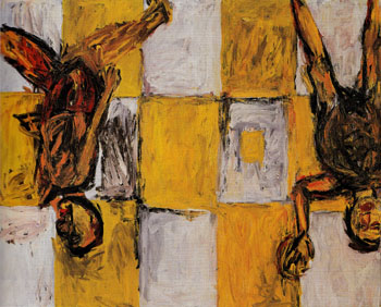 Adieu 1982 - George Baselitz reproduction oil painting