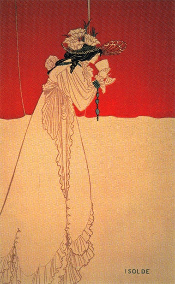 Isolde 1895 - Aubrey Vincent Beardsley reproduction oil painting