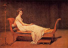 Madame Recamier 1800 - Jacques Louis David reproduction oil painting