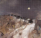 Catterline in Winter c1963 - Joan Eardley reproduction oil painting