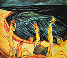 Bathers 1940 - Erich Heckel reproduction oil painting