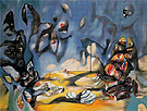 Abstraction c1940 - Roberto Matta reproduction oil painting