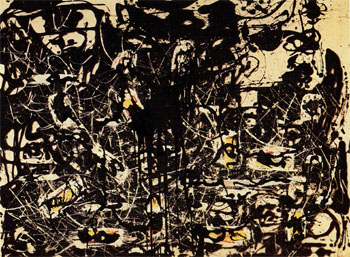 Yellow Island 1952 - Jackson Pollock reproduction oil painting