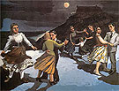 The Dance 1988 - Paula Rego reproduction oil painting