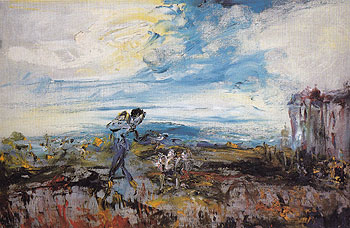 The Rogues March 1950 - Jack Butler Yeats reproduction oil painting