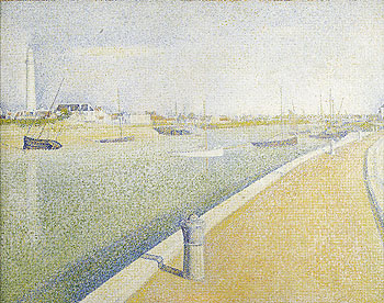 The Channel of Gravelines Petit Fort Philippe 1890 - Georges Seurat reproduction oil painting