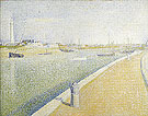 The Channel of Gravelines Petit Fort Philippe 1890 - Georges Seurat
