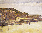 Port en Bessin 1888 - Georges Seurat reproduction oil painting