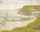 Port en Bessin Outer Harbour at Flood Tide 1888 - Georges Seurat