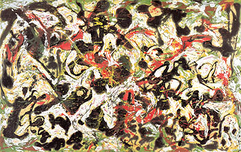 Search 1955 - Jackson Pollock reproduction oil painting