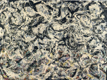 Greyed Rainbow 1953 - Jackson Pollock reproduction oil painting