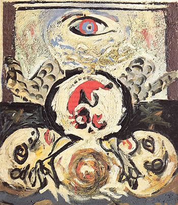 Bird 1941 - Jackson Pollock reproduction oil painting