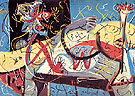 Stenographic Figure 1942 - Jackson Pollock reproduction oil painting