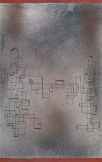 Threatening Snowstorm 1927 - Paul Klee reproduction oil painting