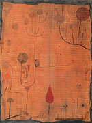 Fruits on Red 1930 - Paul Klee reproduction oil painting