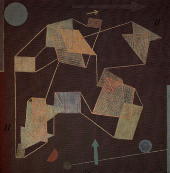 Uplift and Direction Glider Flight 1932 - Paul Klee reproduction oil painting