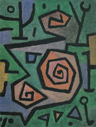 Heroic Roses 1938 - Paul Klee reproduction oil painting