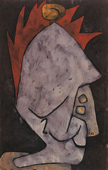 Mephisto as Pallas 1939 - Paul Klee reproduction oil painting