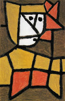 Woman in Peasant Dress 1940 - Paul Klee reproduction oil painting