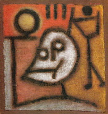 Death and Fire 1940 - Paul Klee reproduction oil painting