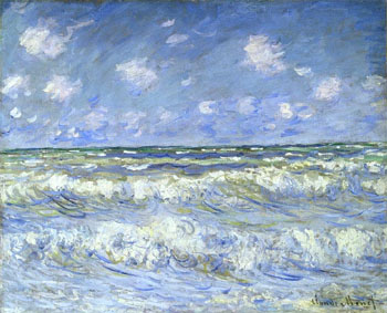 A Stormy Sea c1888 - Claude Monet reproduction oil painting