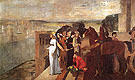 Semiramis Building Babylon c1860 - Edgar Degas reproduction oil painting