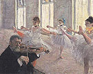 The Rehearsal c1873 - Edgar Degas