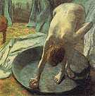 The Tub c1885 - Edgar Degas reproduction oil painting