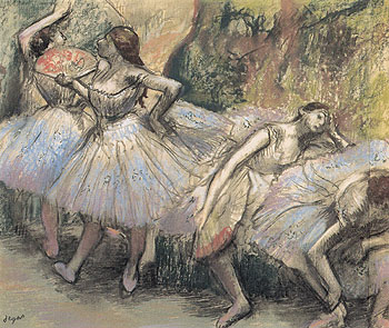 Dancers c1897 - Edgar Degas reproduction oil painting