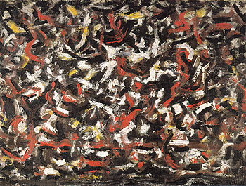 Overall Composition c1934 - Jackson Pollock reproduction oil painting