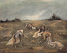 Cotton Pickers c1935 - Jackson Pollock reproduction oil painting