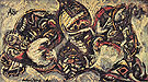 Composition with Masked Forms 1941 - Jackson Pollock reproduction oil painting