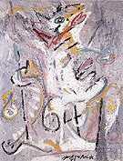Wounded Animal 1943 - Jackson Pollock