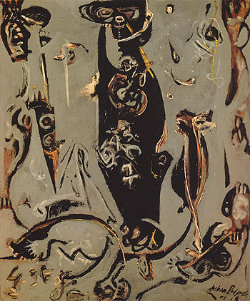Totem Lesson 2 1945 - Jackson Pollock reproduction oil painting