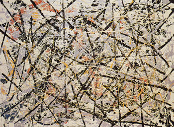 Number 13 1949 - Jackson Pollock reproduction oil painting