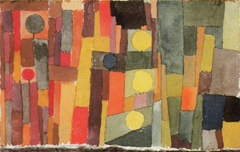 In The Style of Kairouan Transferred to the Moderate 1914 - Paul Klee reproduction oil painting