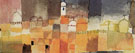 View of Kairuan 1914 - Paul Klee reproduction oil painting