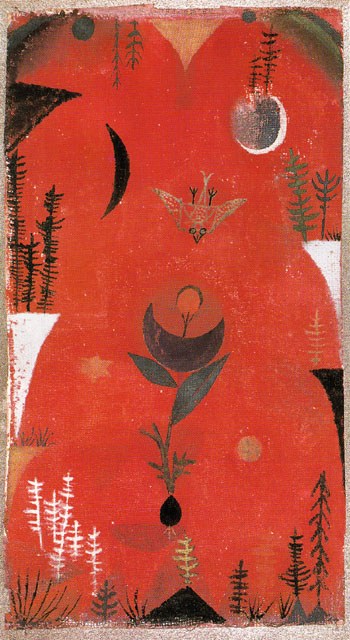 Flower Myth 1918 - Paul Klee reproduction oil painting