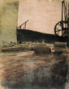 Quarry at Ostermundigen Two Cranes 1907 - Paul Klee
