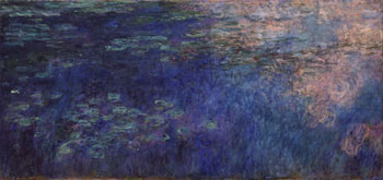 Water Lilies c1914 - Claude Monet reproduction oil painting