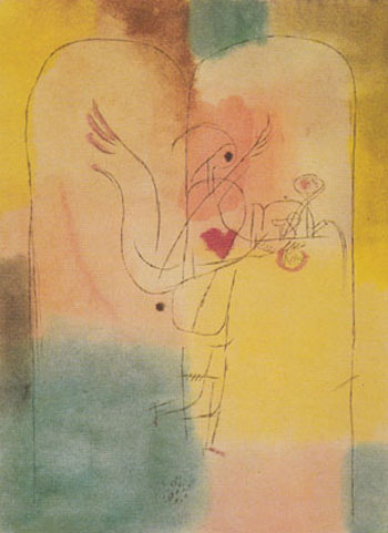 Genie Serving a Light Breakfast 1920 - Paul Klee reproduction oil painting