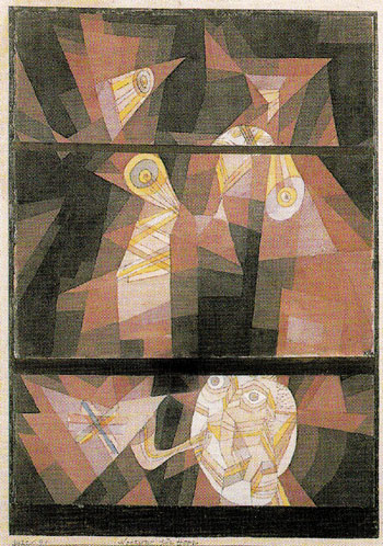 Nocturne for Horn 1921 - Paul Klee reproduction oil painting