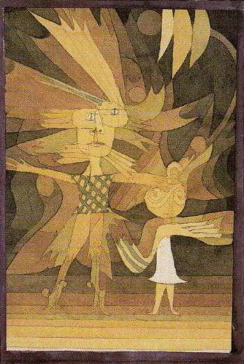 Genies Figures from a Ballet 1922 - Paul Klee reproduction oil painting