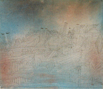 Olympus in Ruin 1926 - Paul Klee reproduction oil painting