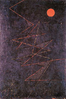 Colour Lightning 1927 - Paul Klee reproduction oil painting