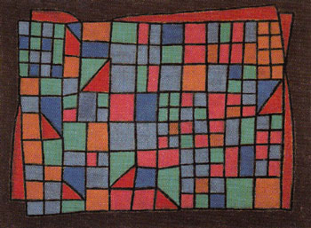 Glass Facade 1940 - Paul Klee reproduction oil painting