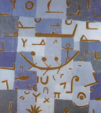 The Nile Legend 1937 - Paul Klee reproduction oil painting