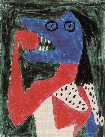 Hungry Girl 1939 - Paul Klee reproduction oil painting