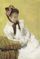 Portrait of the Artist 1878 - Mary Cassatt reproduction oil painting