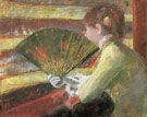 At the Theater 1879 - Mary Cassatt reproduction oil painting